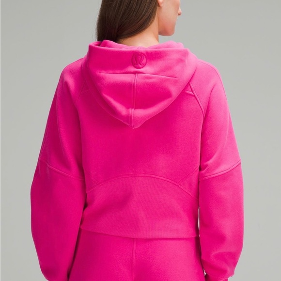 NWT Lululemon Scuba Oversized Half Zip Hoodie Jacket Sonic Pink Size M/L - Picture 2 of 10